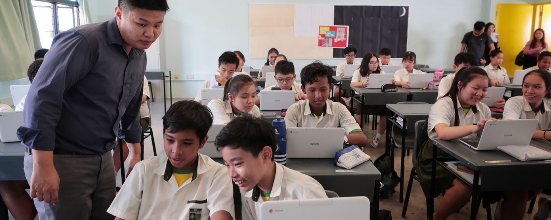 Smart technologies are being adopted to improve many aspects of daily life, including education. Photo source: The Straits Times 
